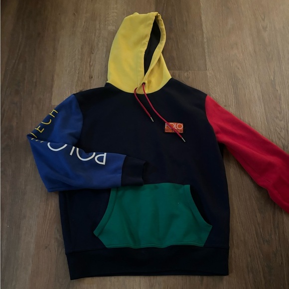 Polo Ralph Lauren Hi Tech Colorblock sweatshirt - Picture 1 of 4